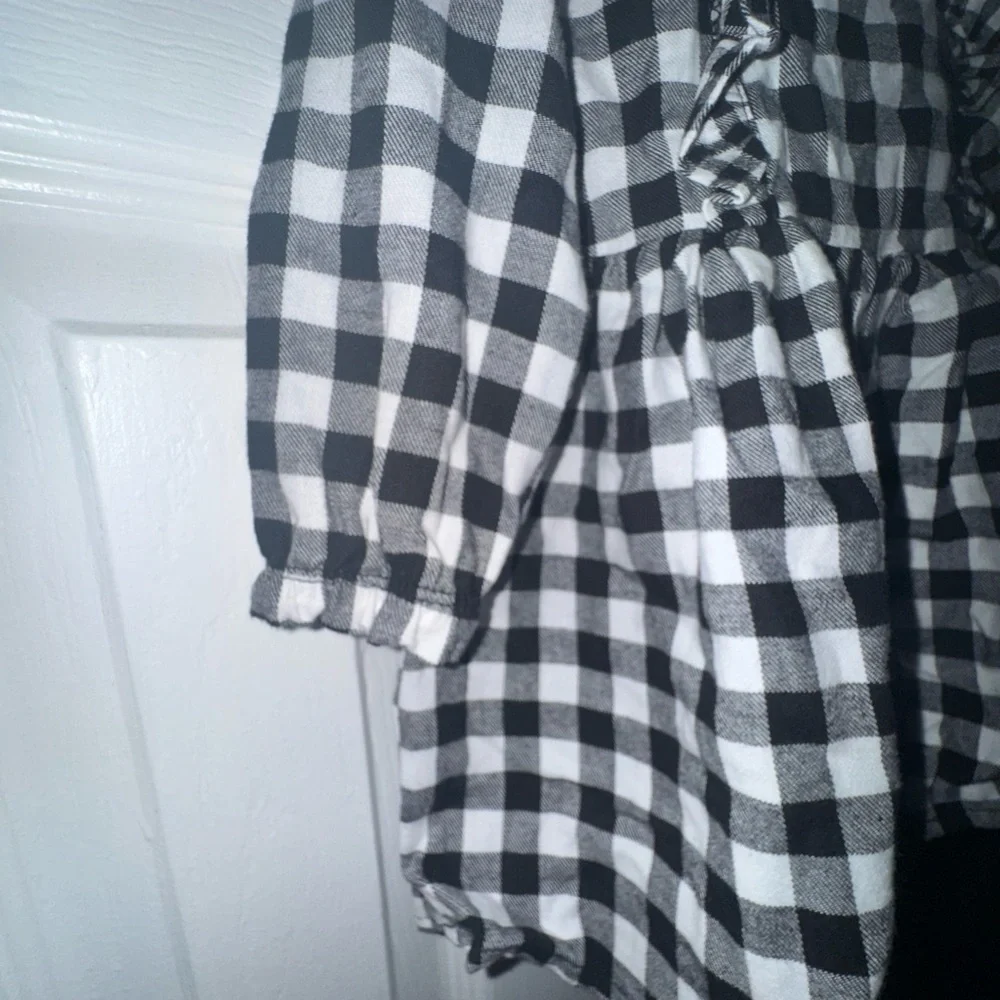 WonderNation 6-9Months Cotton Plaid Dress with tight Outfit 2 Piece Set NWT